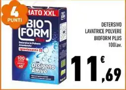 Conad DETERSIVO LAVATRICE POLVERE BIOFORM PLUS offerta