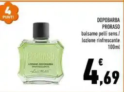 Conad Dopobarba Proraso offerta