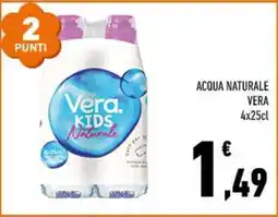 Conad Acqua naturale VERA offerta