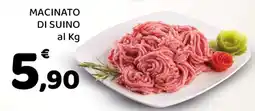 Conad Macinato di suino offerta