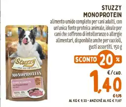 Pet Store Conad Stuzzy Monoprotein offerta