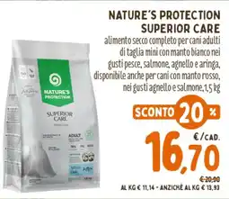 Pet Store Conad Nature's Protection Superior Care offerta
