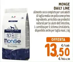 Pet Store Conad Monge Daily Line offerta