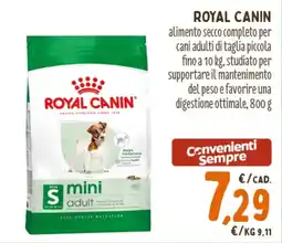 Pet Store Conad Royal Canin mini adult offerta