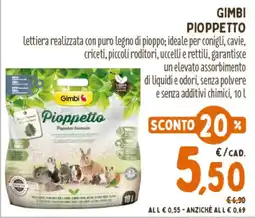 Pet Store Conad Gimbi Pioppetto offerta