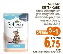 Pet Store Conad Schesir Kitten Care offerta