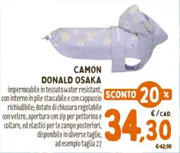 Pet Store Conad Camon Donald Osaka offerta