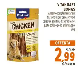 Pet Store Conad Vitakraft Bonas pure Chicken offerta