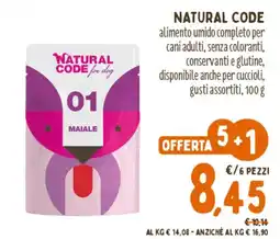Pet Store Conad Natural Code for dog offerta
