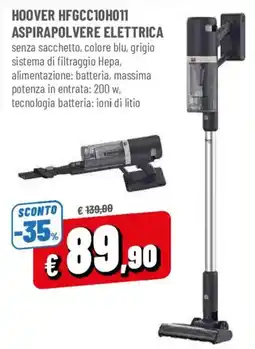DPiù Hoover aspirapolvere elettrica offerta