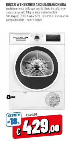 DPiù Bosch asciugabiancheria offerta