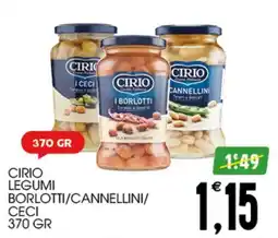 SpesAmica Cirio legumi borlotti/cannellini/ceci offerta