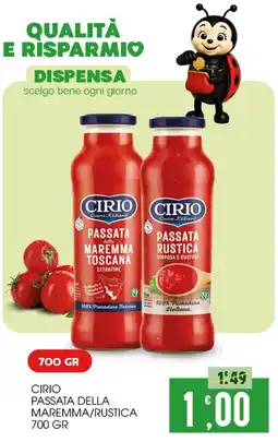 SpesAmica Cirio passata della maremma/rustica offerta
