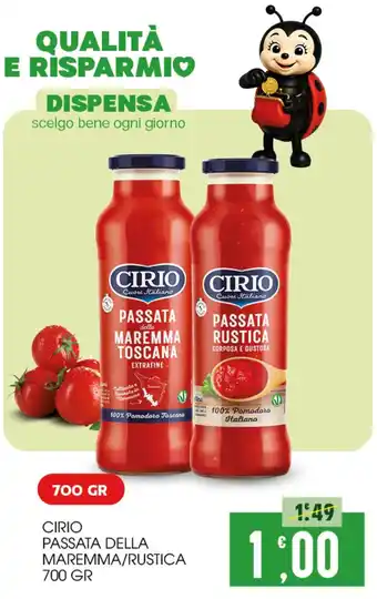 Cirio passata della maremma/rustica