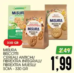 SpesAmica Misura biscotti cereali antichi/ fibreextra integrali/ fibreextra muesli/ soia offerta