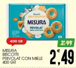 SpesAmica Misura biscotti privolat con miele offerta