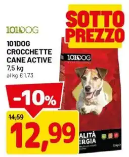 DPiù 101DOG CROCCETTE CANE ACTIVE offerta