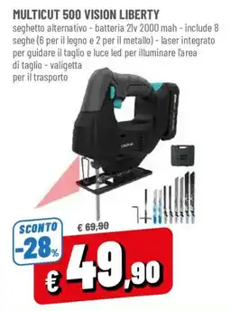DPiù Multicut 500 Vision Liberty offerta