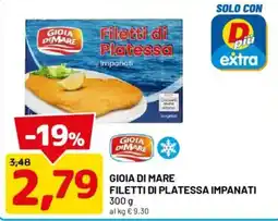 DPiù Gioia di Mare filetti di platessa impanati offerta