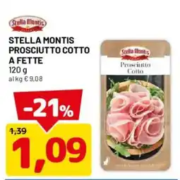 DPiù Stella Montis Prosciutto Cotto offerta