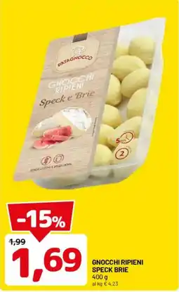 DPiù Patagnocco Gnocchi Ripieni Speck e Brie offerta