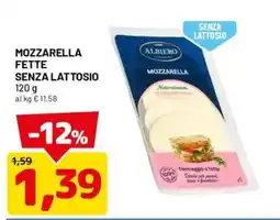 DPiù Mozzarella Albiero senza lattosio offerta