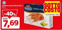 DPiù Gamberi argentini interi PanaPesca offerta