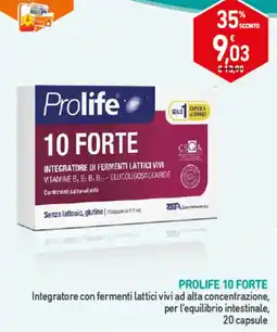 Parafarmacia Conad Prolife 10 Forte offerta