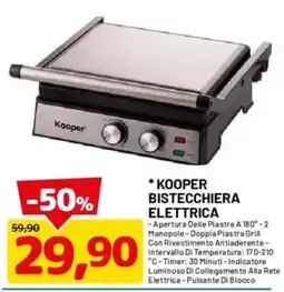 DPiù Kooper bistecchiera elettrica offerta