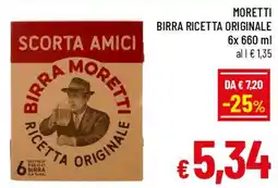 Famila Market Birra Moretti Ricetta Originale offerta
