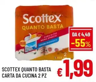 Scottex quanto basta carta da cucina