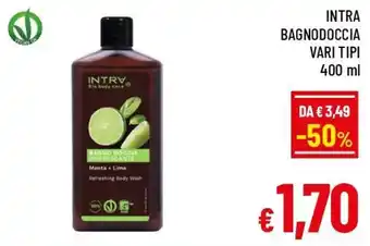 Intra bagno doccia rinfrescante menta lime