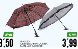 SpesAmica Galileo ombrello mini donna manuale assortiti offerta