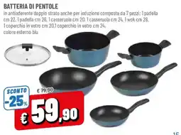 DPiù Batteria di pentole offerta