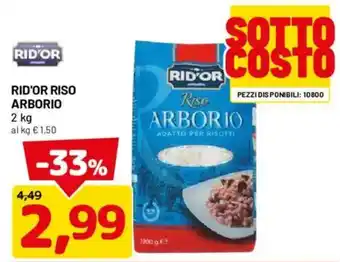 Rid'or riso arborio