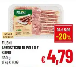 Famila Market Fileni Arrosticini di Pollo e Suino offerta