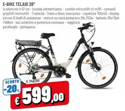 DPiù E-Bike Telaio 28" offerta
