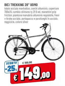 DPiù Bici trekking 28" uomo offerta
