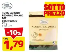 DPiù Terre Sapienti Pecorino Romano DOP grattugiato offerta
