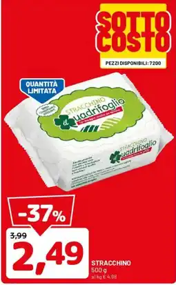DPiù Stracchino quadrifoglio offerta