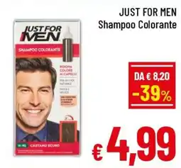 Famila Market Just for Men Shampoo Colorante offerta