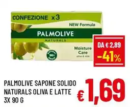 Famila Market Palmolive sapone solido naturals oliva e latte offerta