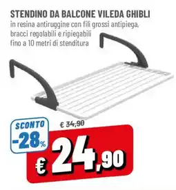 DPiù Stendino da balcone Vileda Ghibli offerta