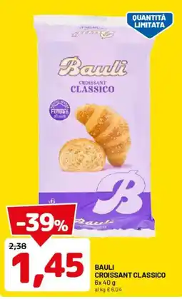 DPiù Bauli croissant classico offerta