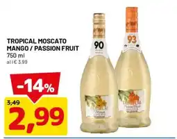 DPiù Tropical Moscato Mango / Passion Fruit offerta