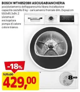 DPiù Bosch asciugabiancheria offerta