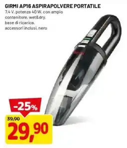 DPiù Girmi aspirapolvere portatile offerta