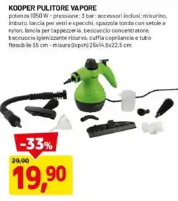 DPiù Kooper pulitore vapore offerta