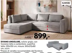 Dipo Arredamenti Divano angolare Kawoo offerta