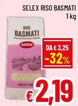 Famila Market Riso basmati Selex offerta